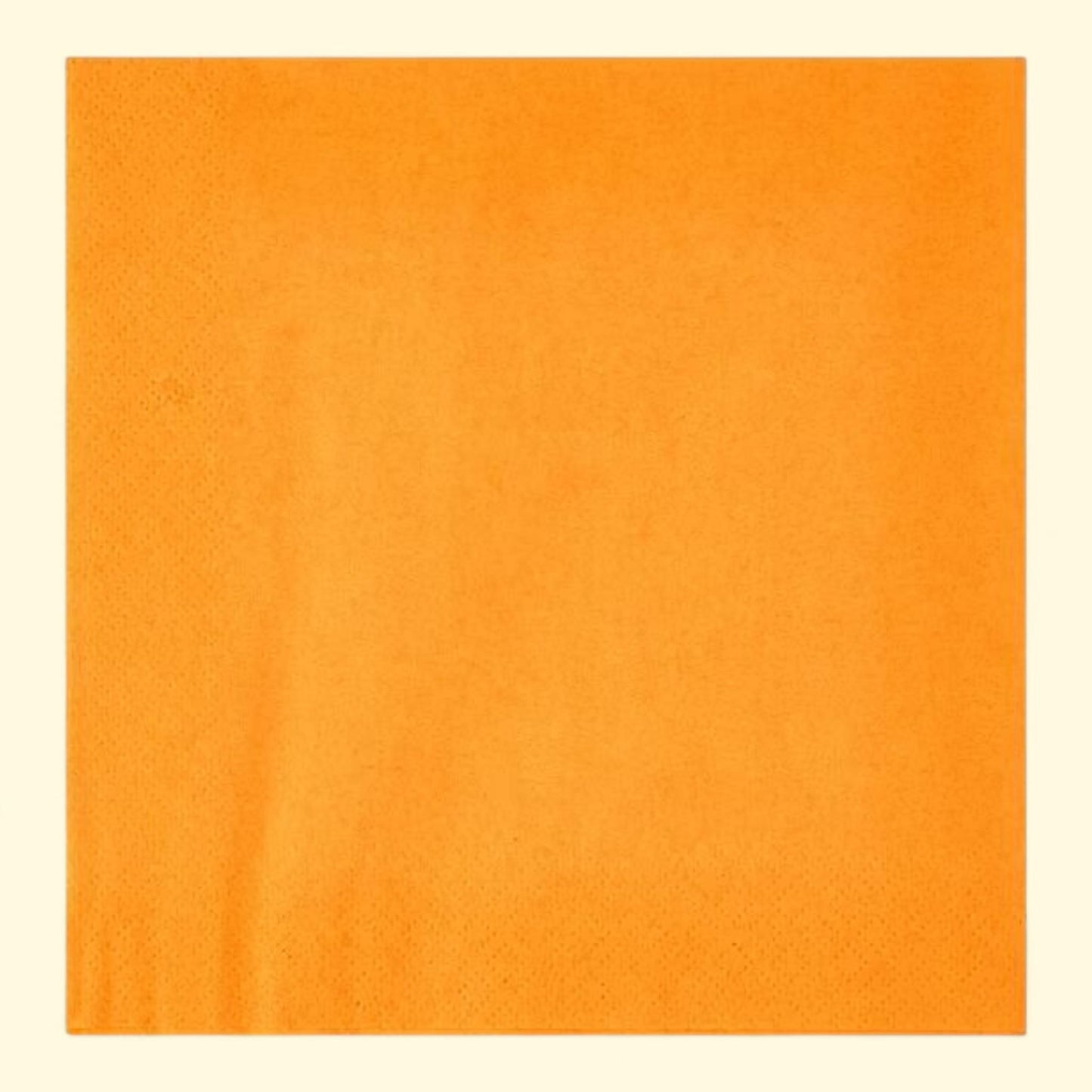 Way To Celebrate Disposable Tangerine Paper Napkins, 6.5" x 6.5", 75 Count
