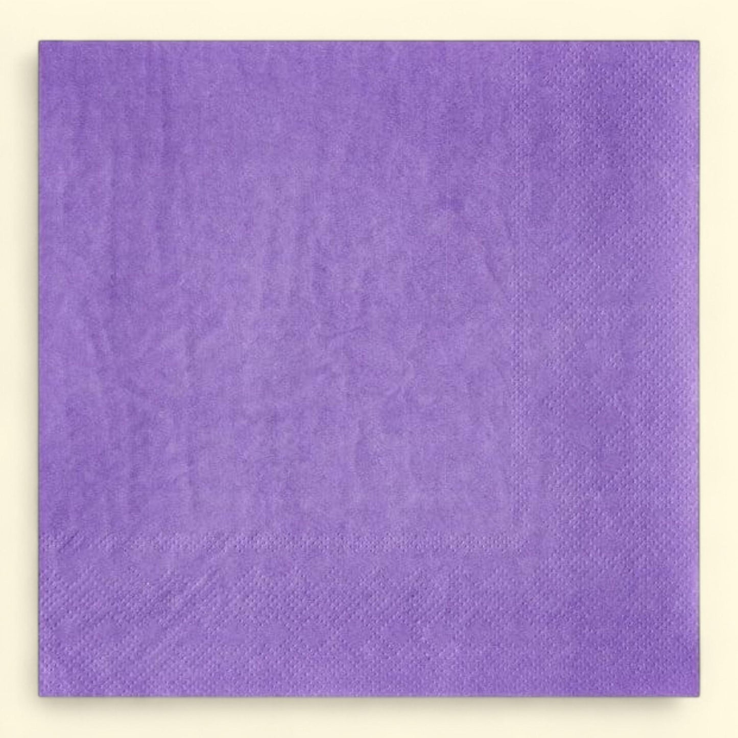Way To Celebrate Disposable Purple Paper Napkins, 6.5" x 6.5", 24 Count