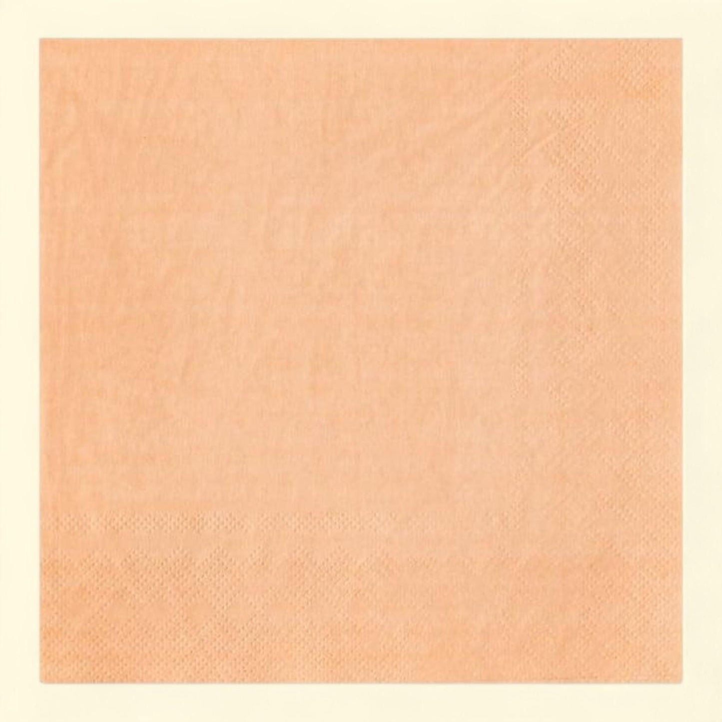 Way To Celebrate Disposable Peach Paper Napkins, 6.5" x 6.5", 24 Count