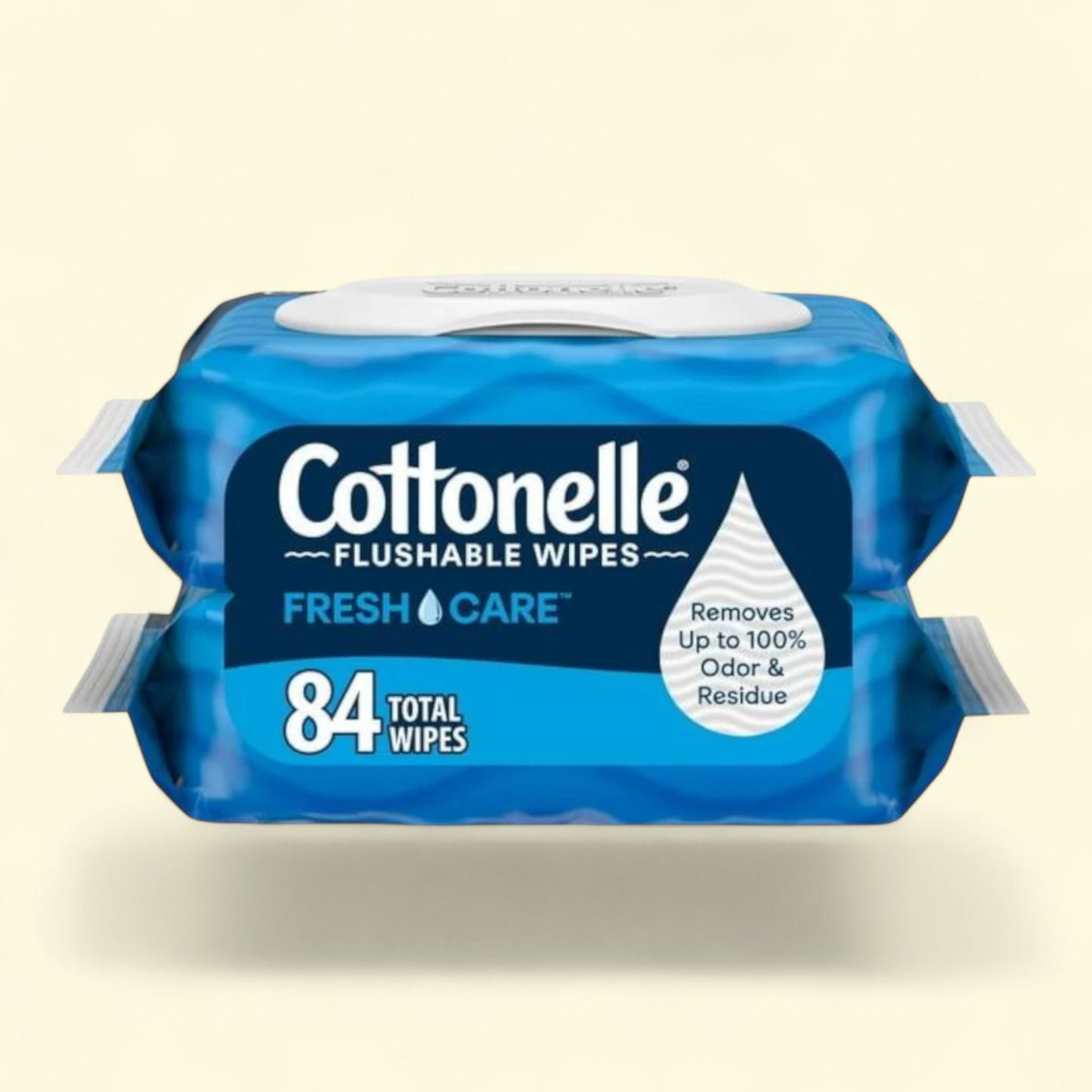 Cottonelle Fresh Care Flushable Wet Wipes, 2 Flip-Top Packs