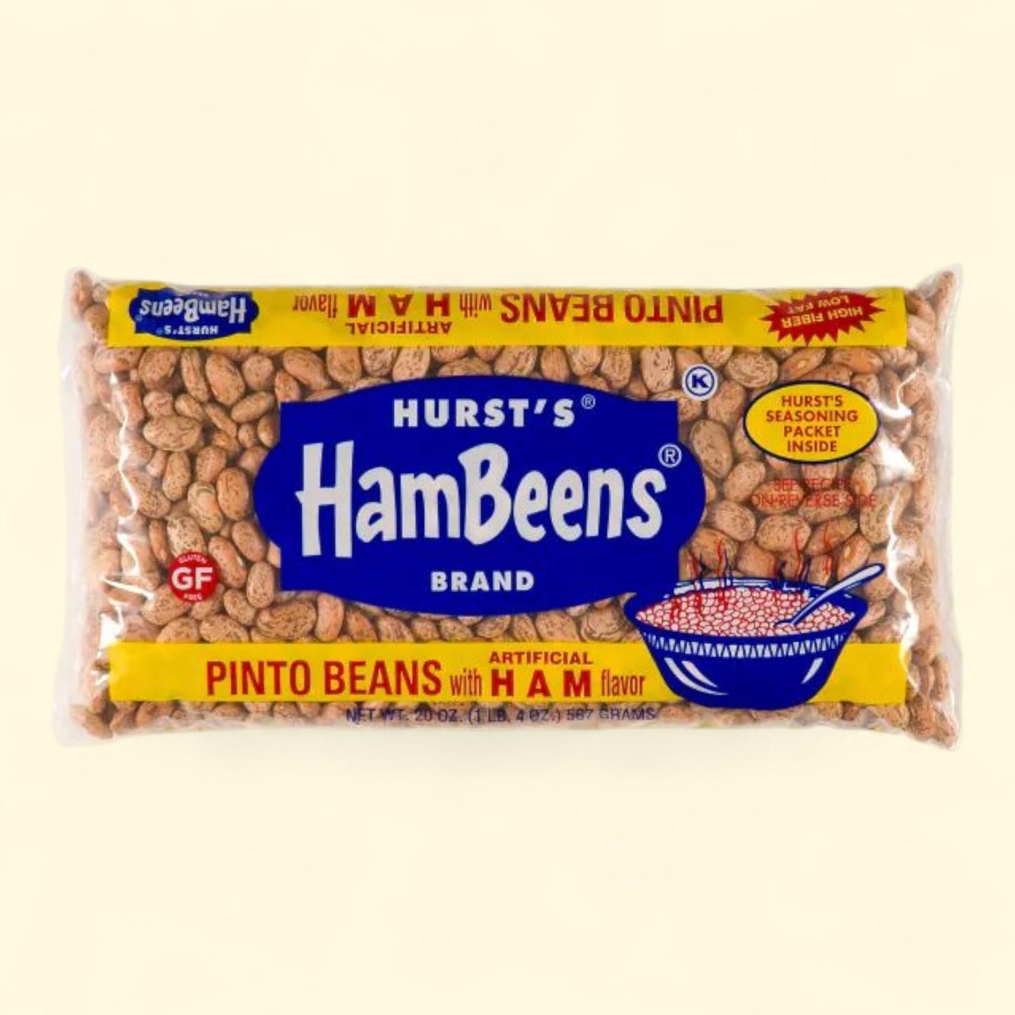Hurst's Hambeens Pinto Beans, Ham Flavor, 20 oz