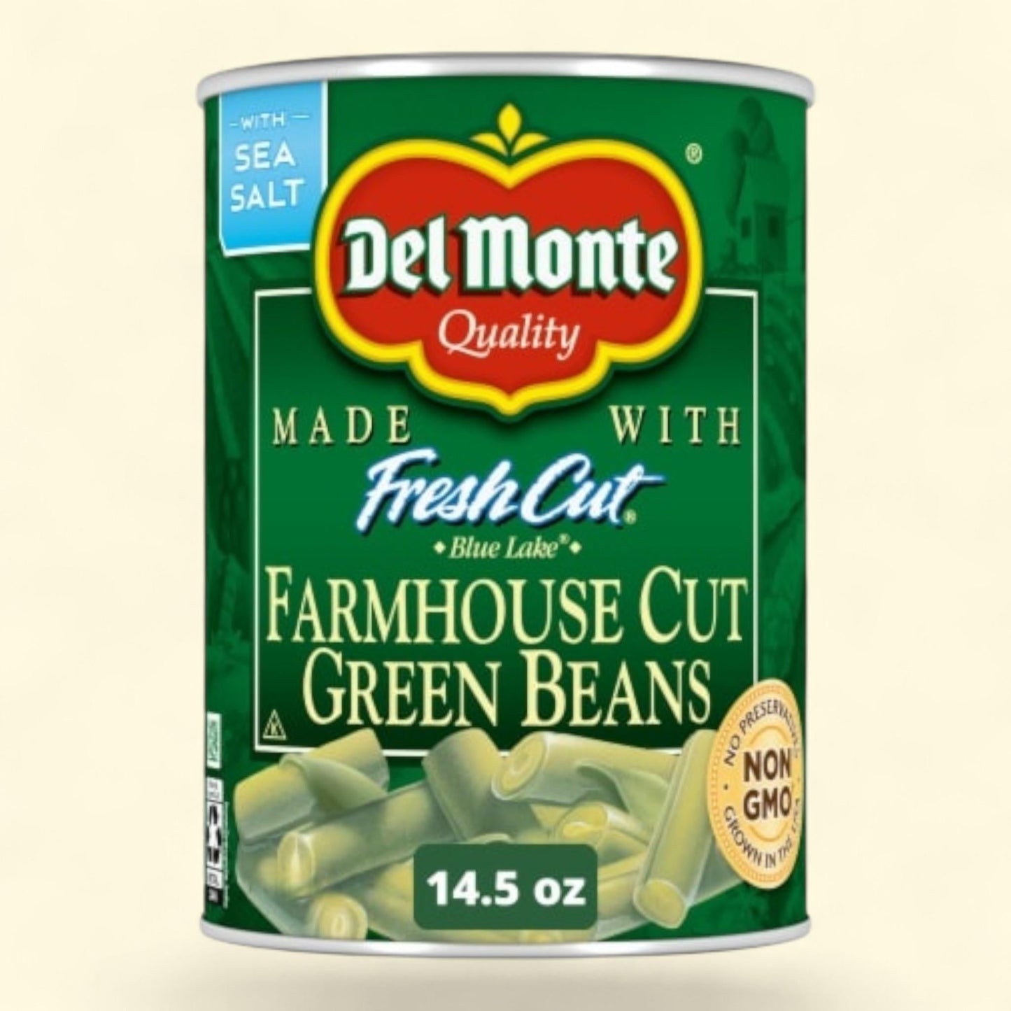 Del Monte Green Beans, Farmhouse Cut, 14.5 oz.
