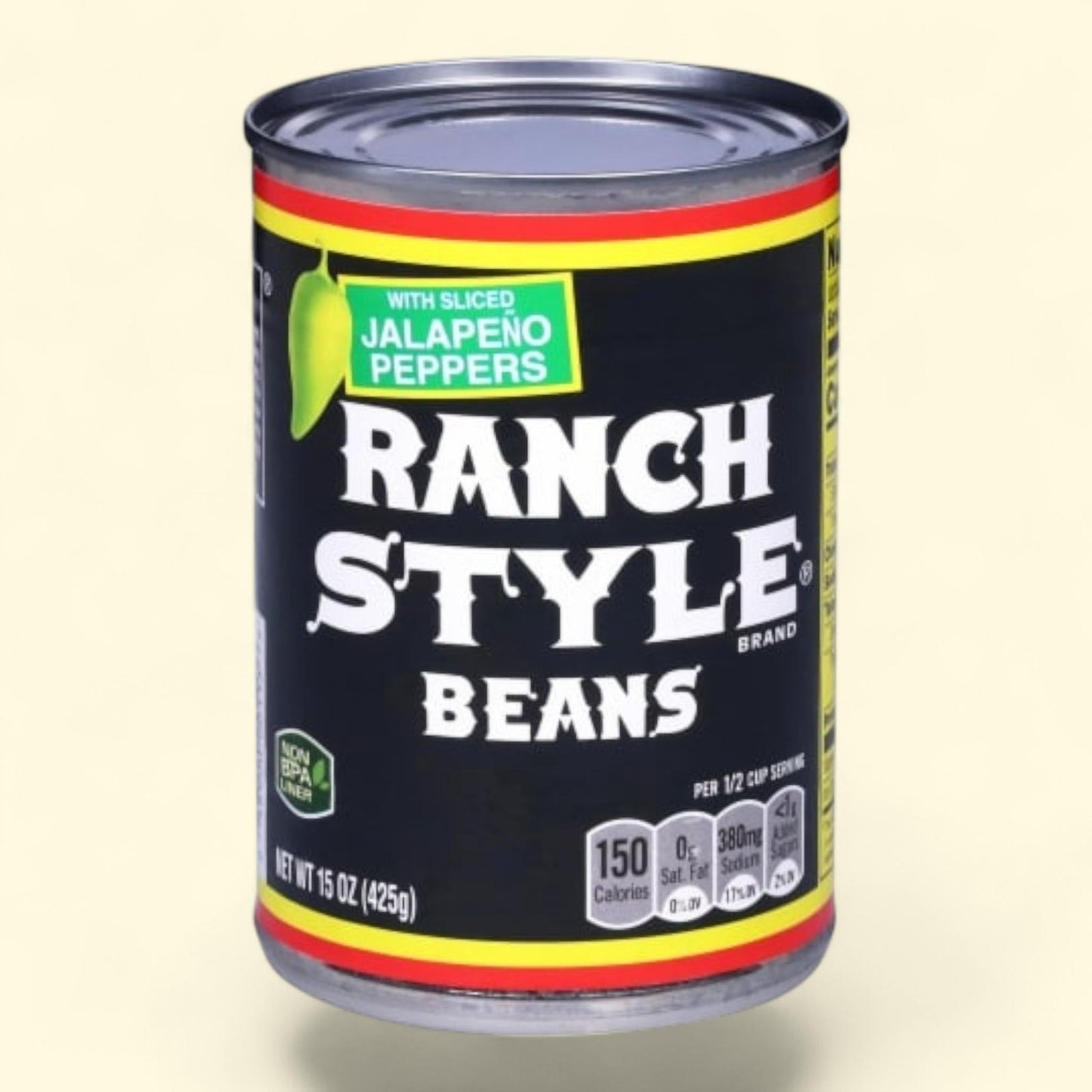 Ranch Style, Beans with Sliced Jalapeno Peppers, 15 oz
