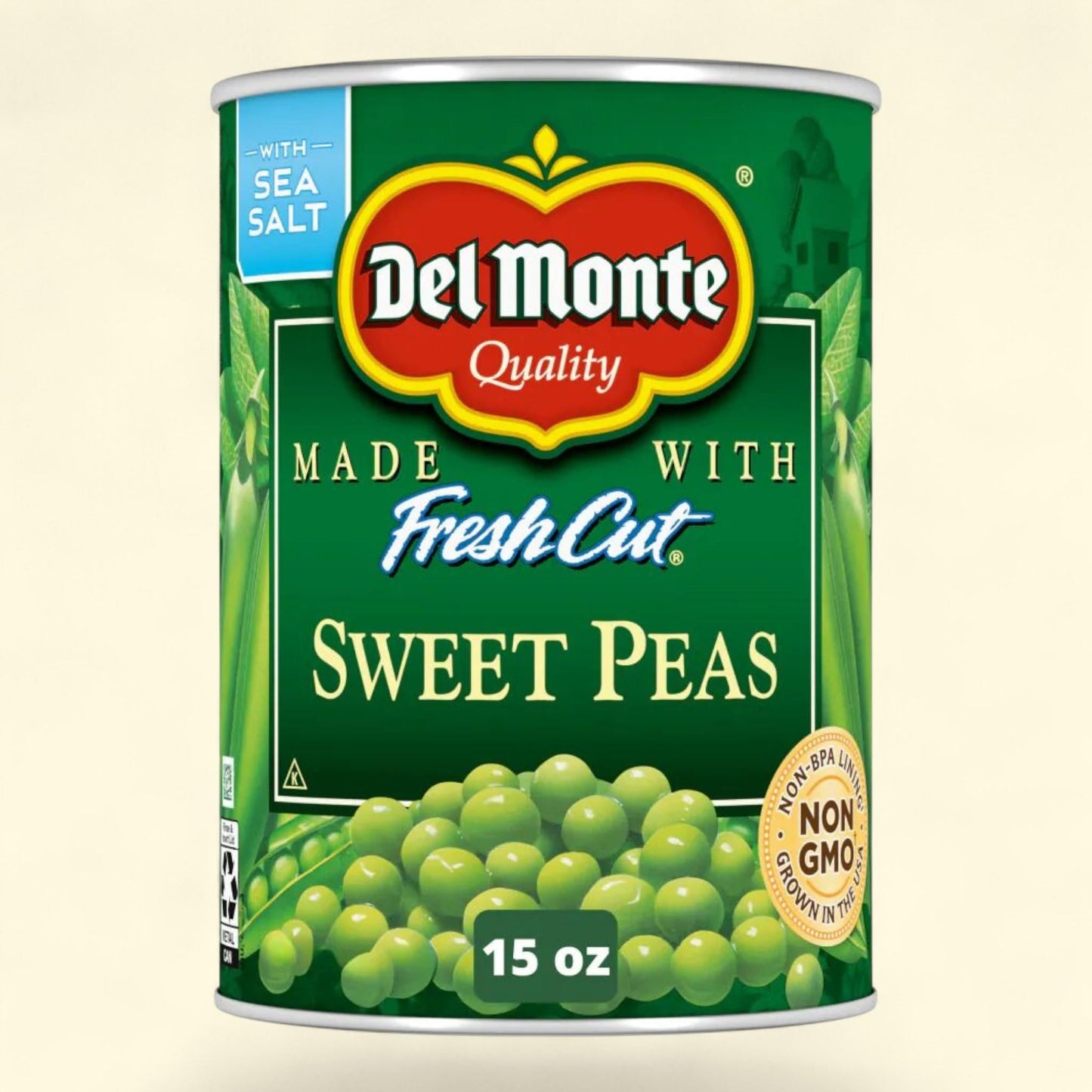 Del Monte Sweet Peas, 15 oz can