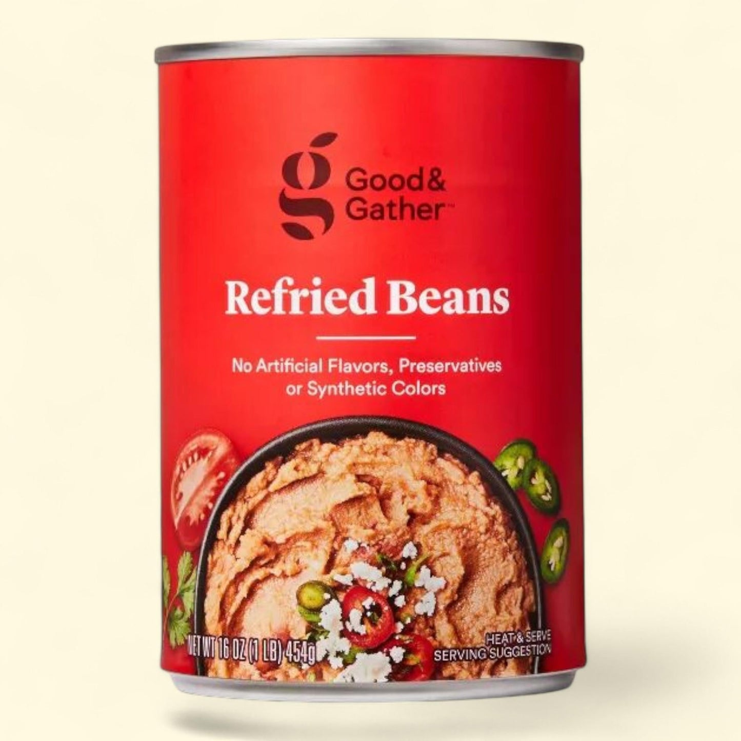 Good & Gather, Classic Refried Pinto Beans, 16oz — authentic US product shipped worldwide by Treatspree