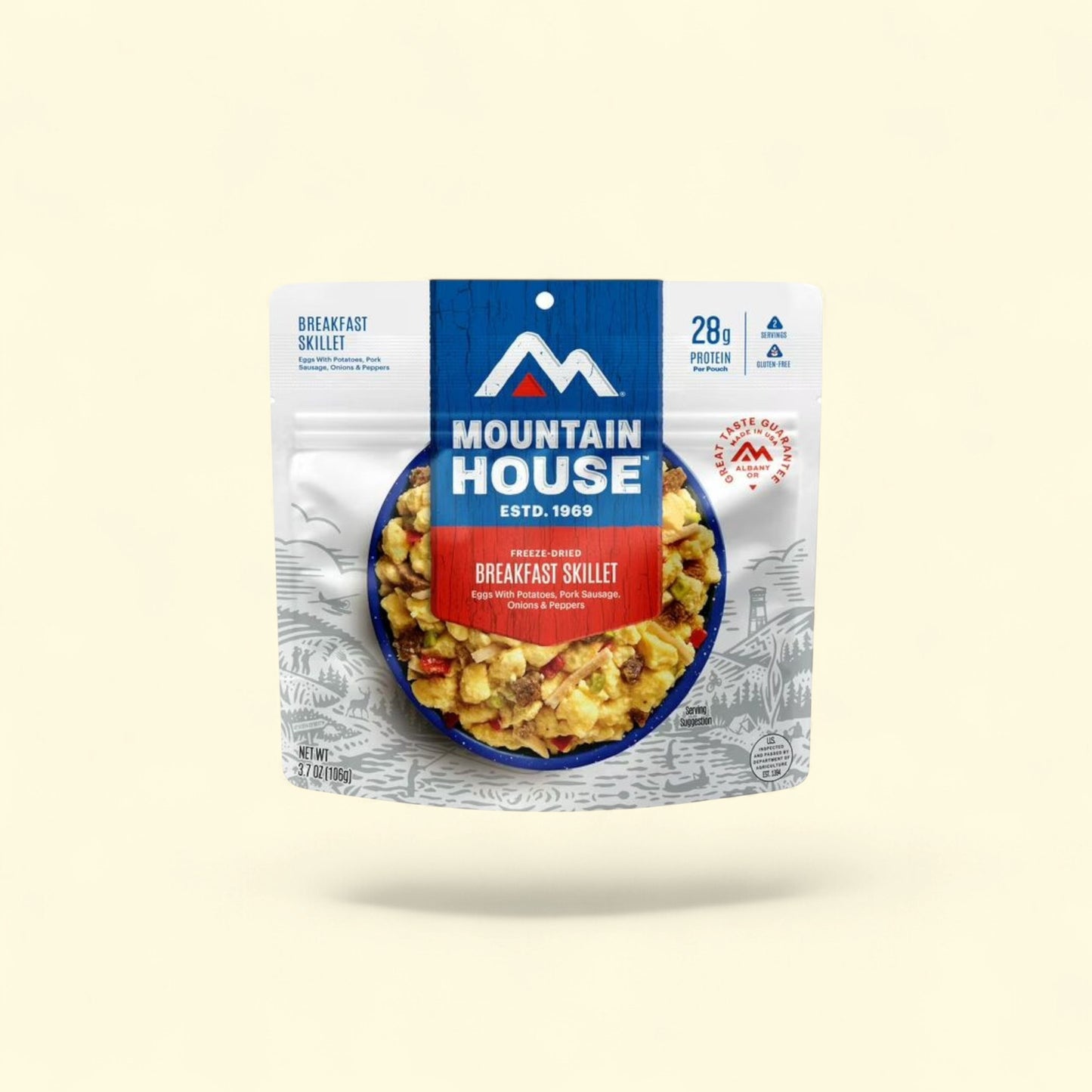 Mountain House Breakfast Skillet, 2 Servings — authentic US product shipped worldwide by Treatspree
