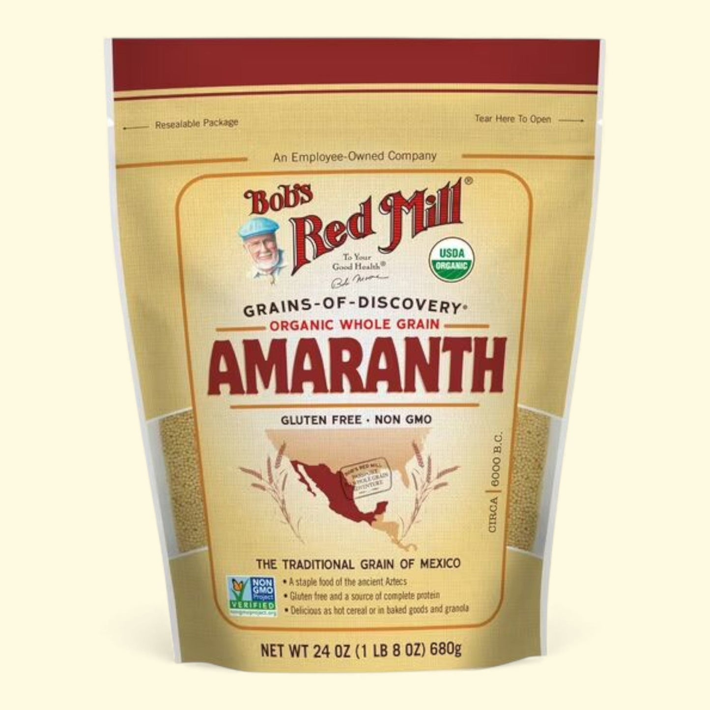 Bob's Red Mill Organic Amaranth Grain, 24 oz