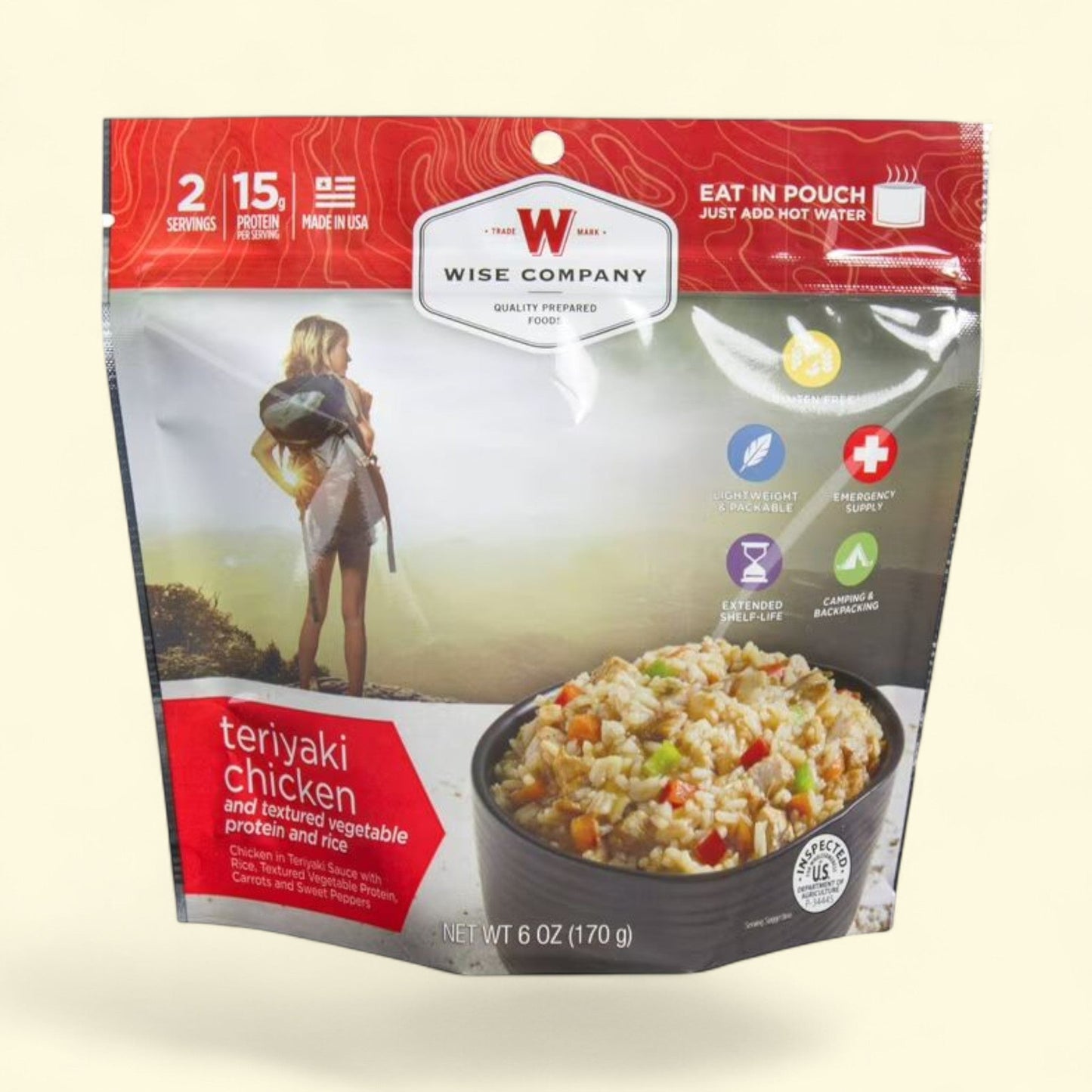 Wise Company Teriyaki Chicken & Rice, Single Serving