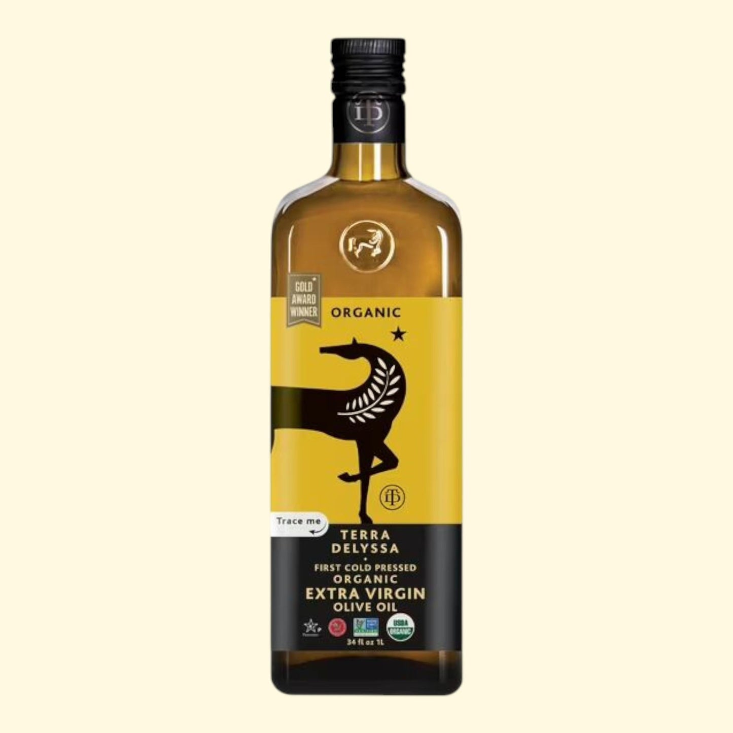 Terra Delyssa Organic Extra Virgin Olive Oil, 34 fl. oz.