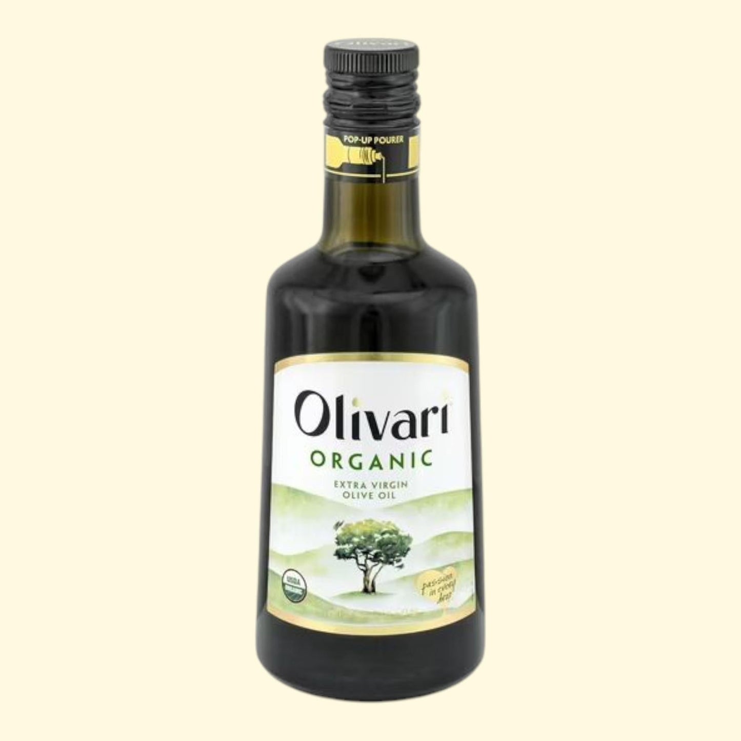Olivari Organic Extra Virgin Olive Oil, 17 fl oz Bottle