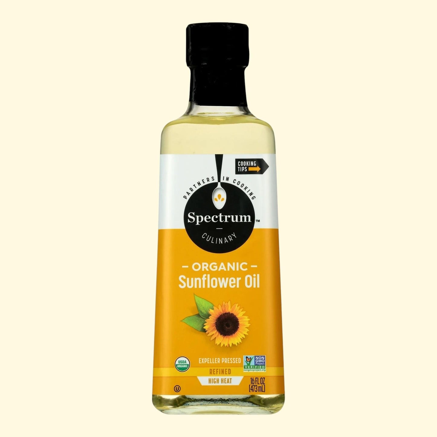 Spectrum Naturals Organic Sunflower Oil, 16 fl oz