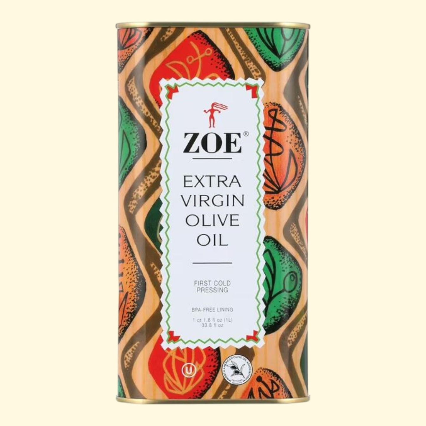 Zoe Extra Virgin Olive Oil, 1 Ltr