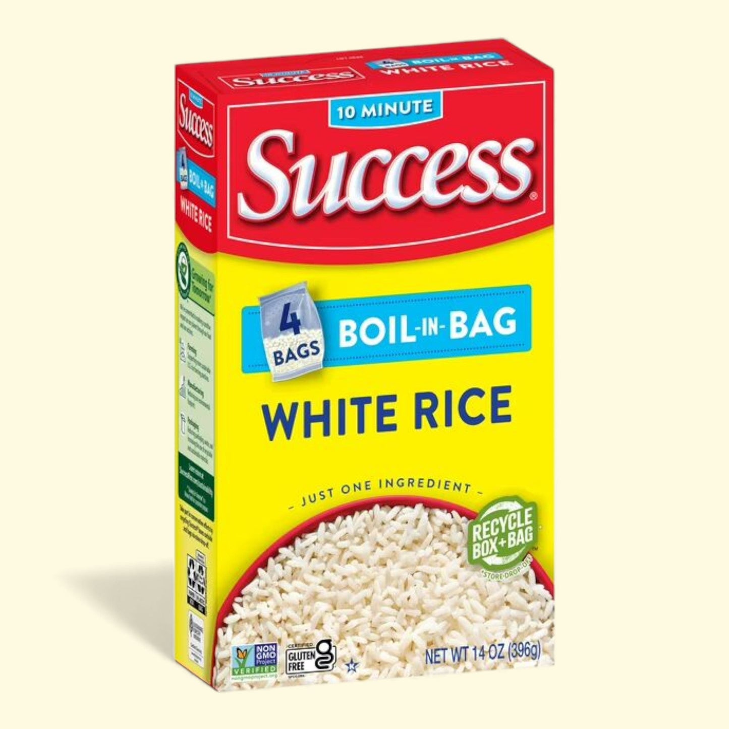 Success Boil-in-Bag Rice, White Rice, 14 oz