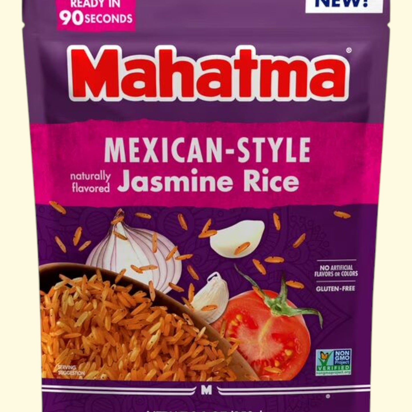 Mahatma Mexican-Style Jasmine Rice, 8.8 oz Bag