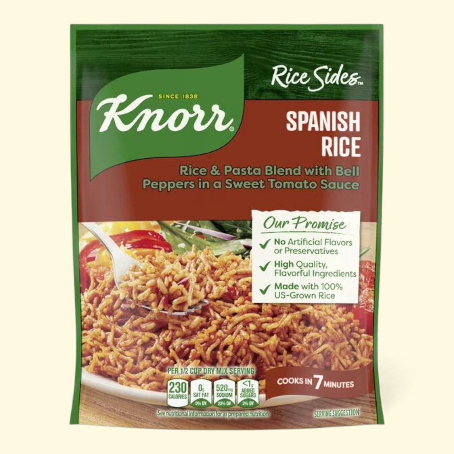 Knorr Spanish Parboiled Rice, 5.6 oz