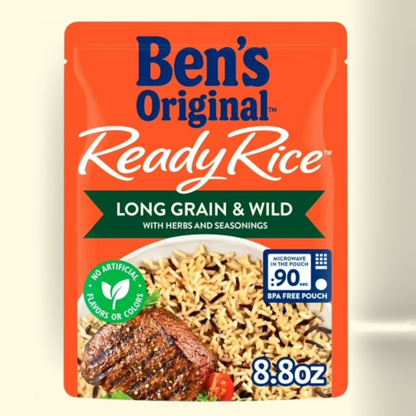 Ben's Original Ready Rice Long Grain and Wild Flavored Rice, 8.8 Ounce