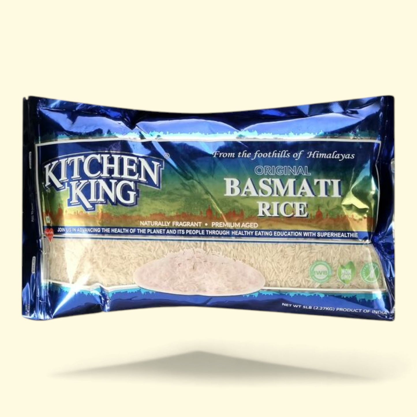 Kitchen King White Basmati Rice, 5lbs