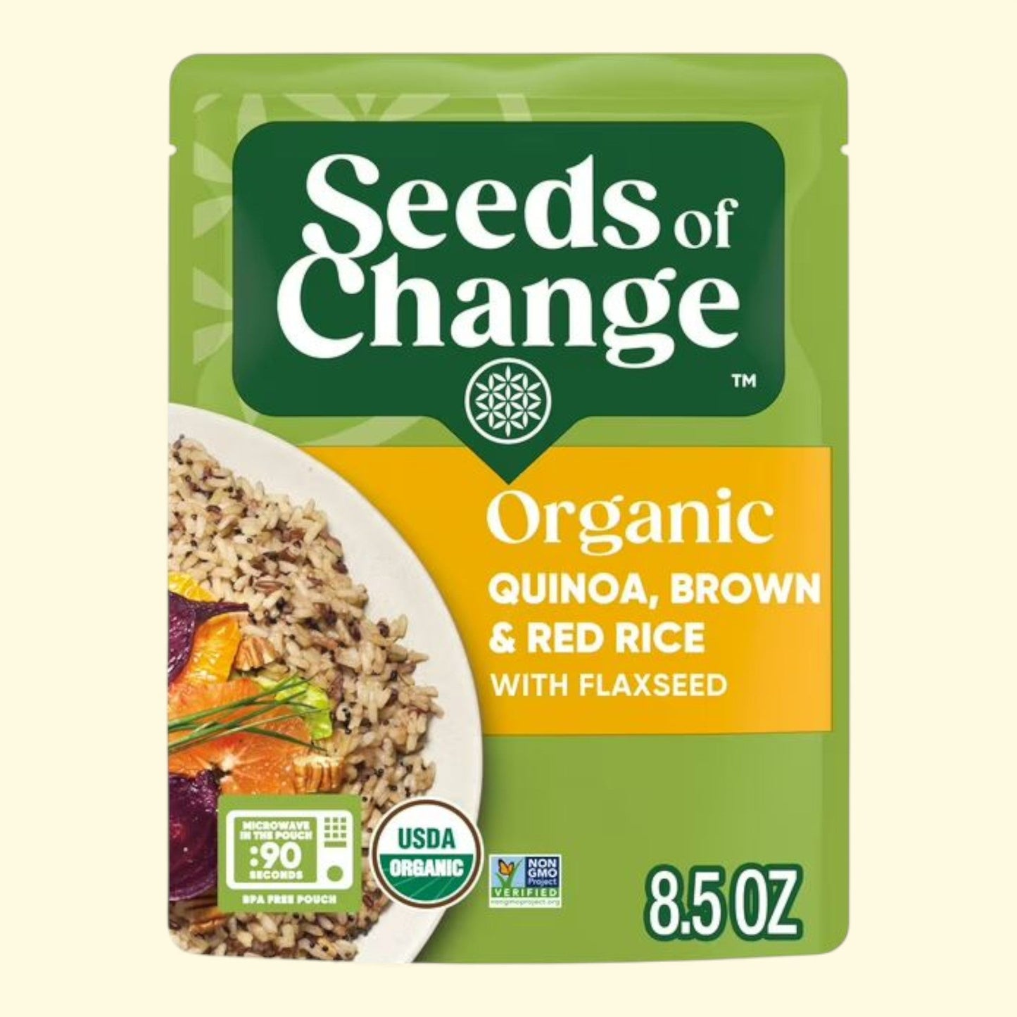 SEEDS OF CHANGE Organic Quinoa, Brown & Red Rice, 8.5oz