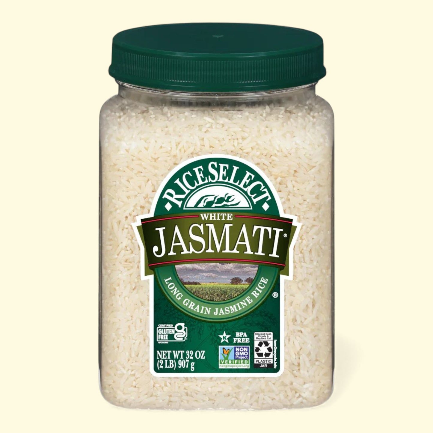 RiceSelect Jasmati White Jasmine Rice, Gluten-Free, 32 oz