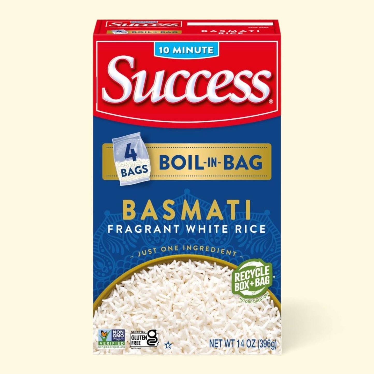 Success Boil-in-Bag White Basmati Rice, 14 oz