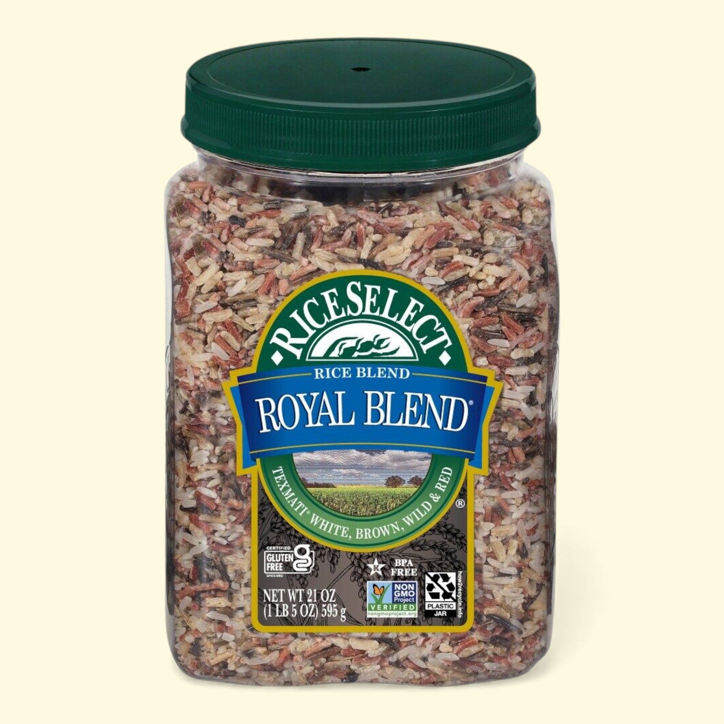 RiceSelect Royal Blend Texmati White Brown and Red Rice, 32 oz.