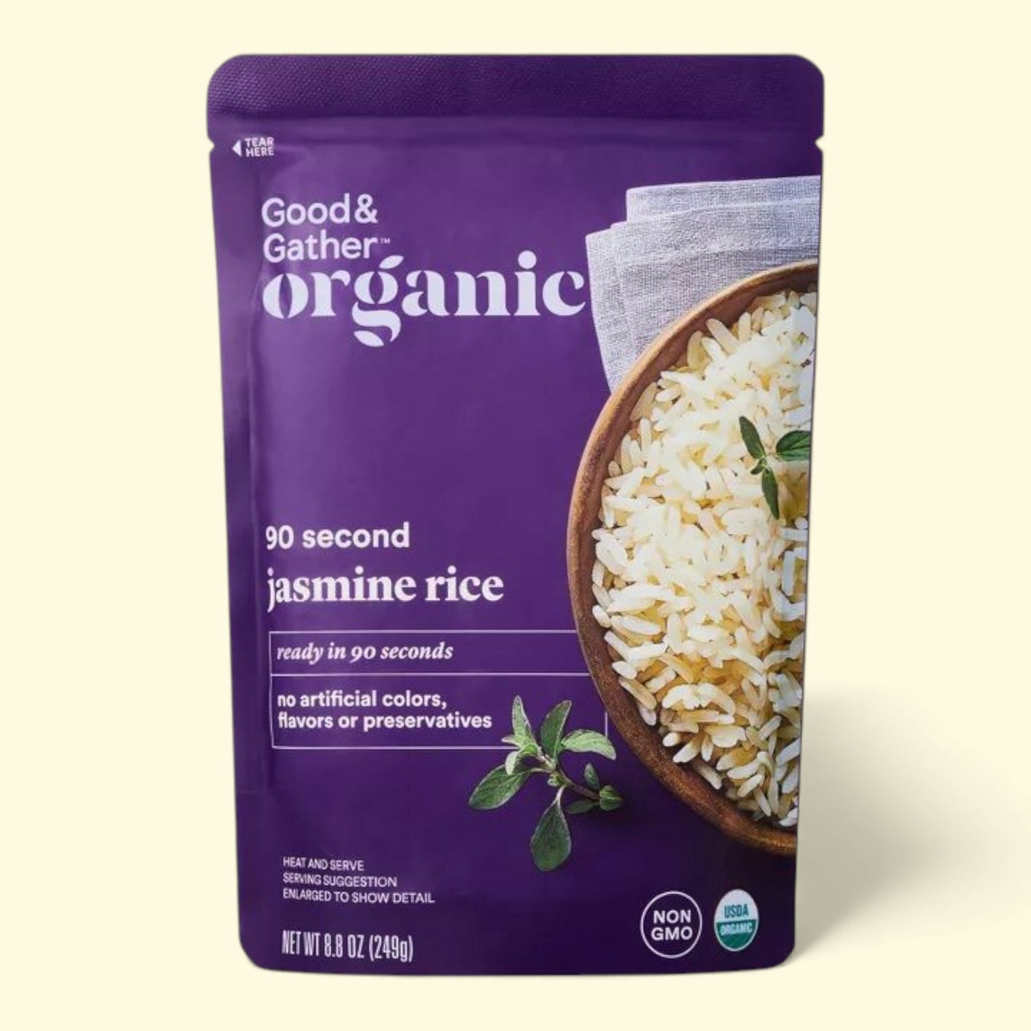 Good & Gather Organic Jasmine Rice, 8.8oz