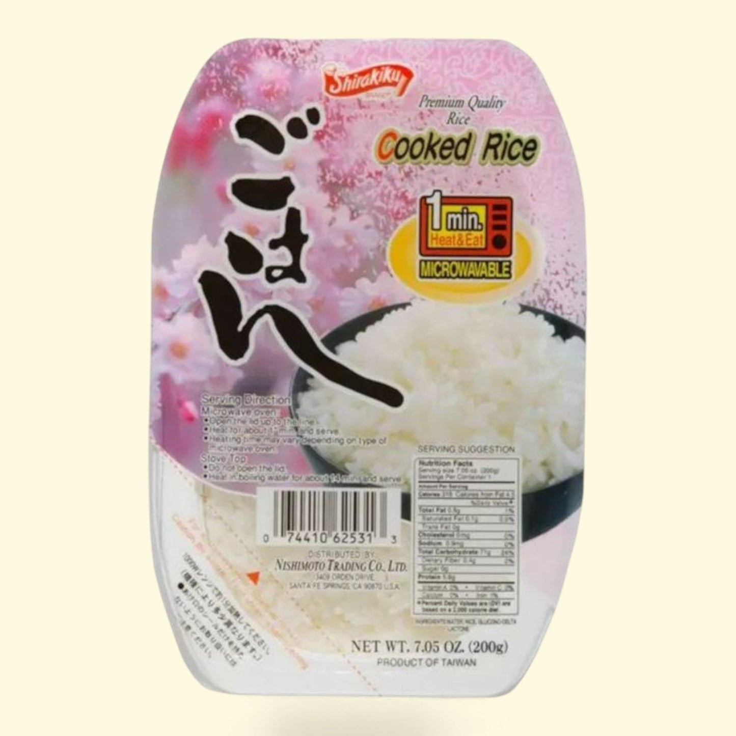 Shirakiku White Rice, 7.05oz