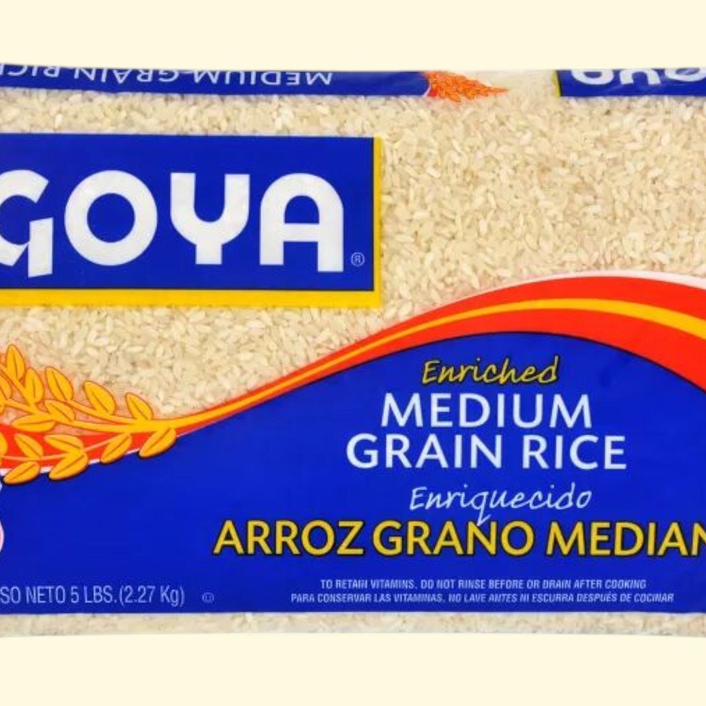 Riz blanc à grains moyens Goya, 2,27 kg