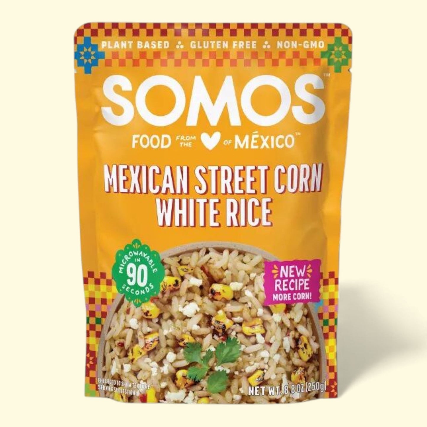 Somos Street Corn White Rice, 8.8oz