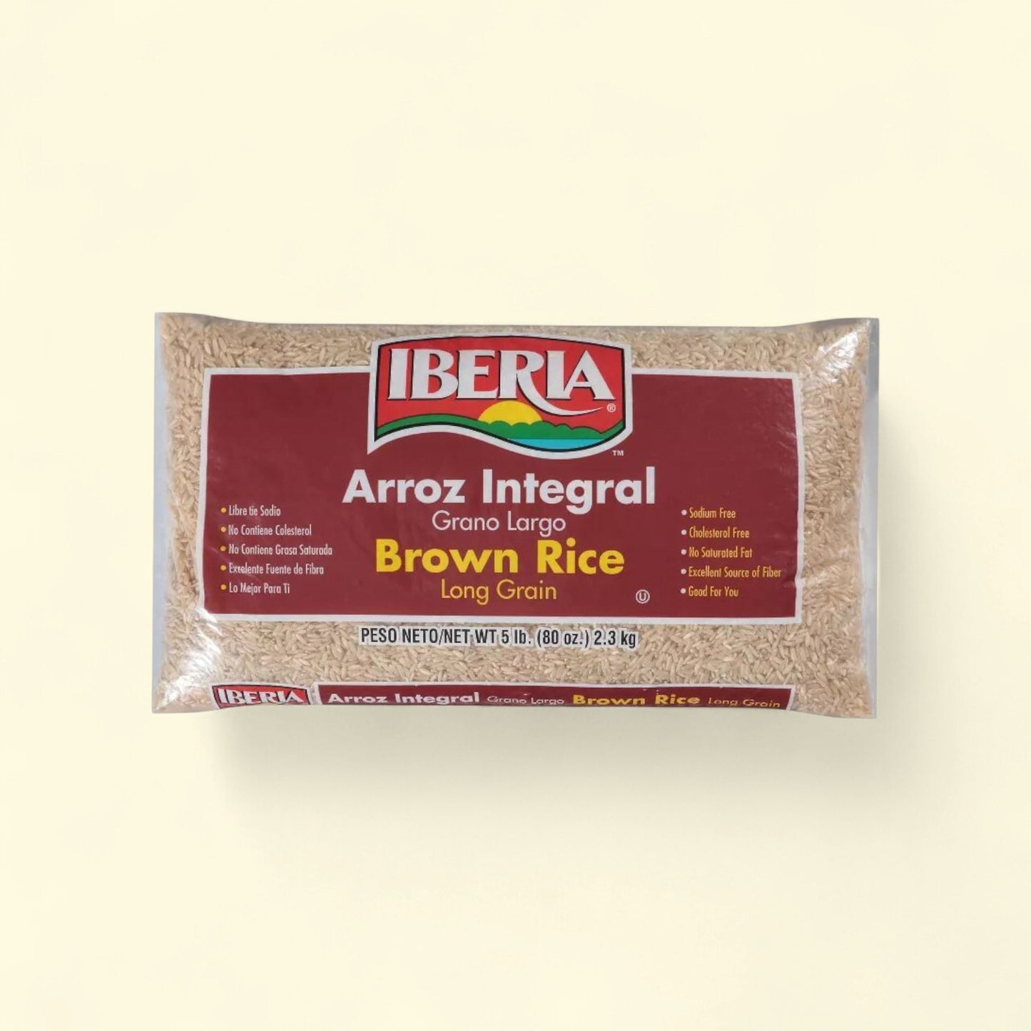 Iberia Long Grain Brown Rice, 5lbs — authentic US product shipped worldwide by Treatspree