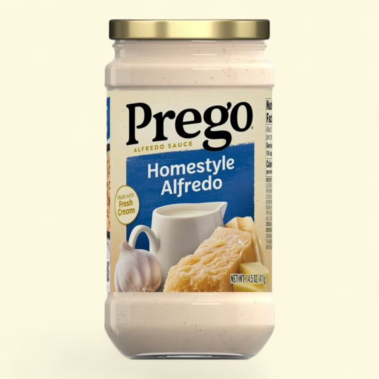 Prego Homestyle Alfredo Pasta Sauce, 14.5 oz Jar