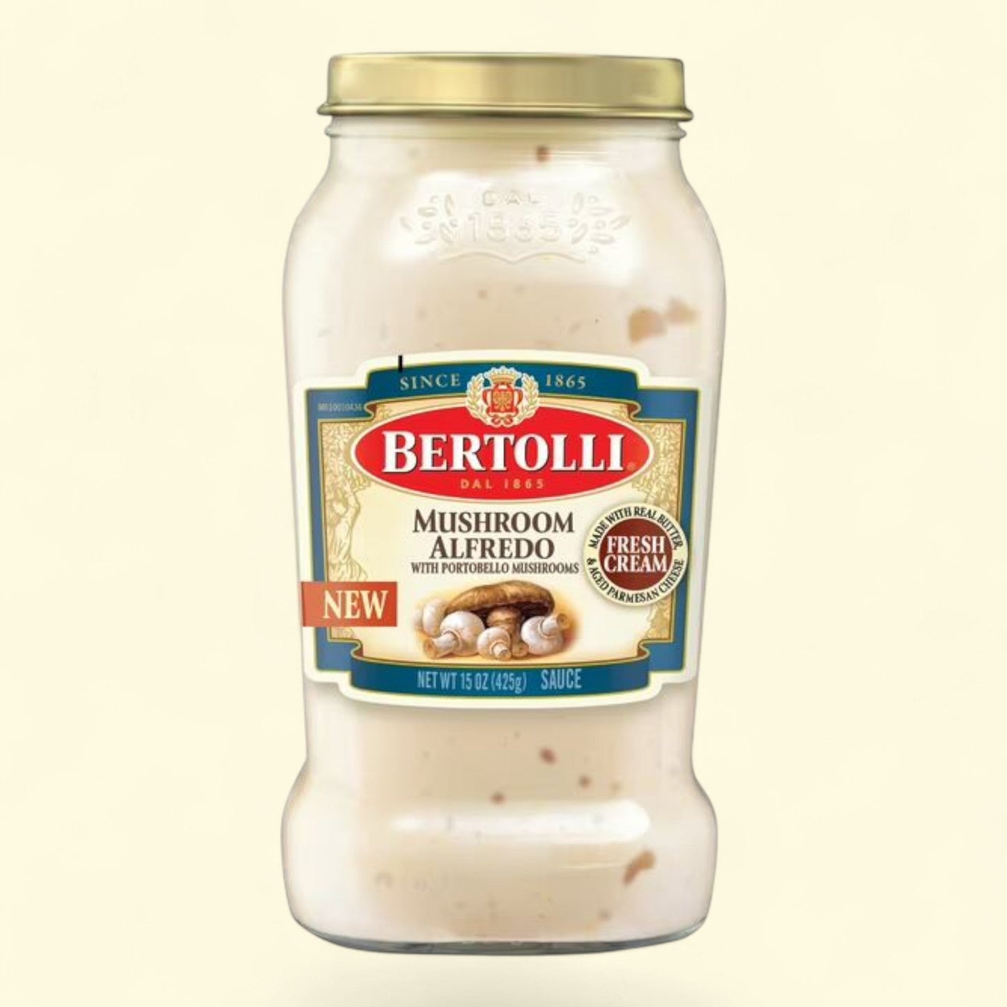 Sauce Alfredo aux champignons Bertolli, 425 g