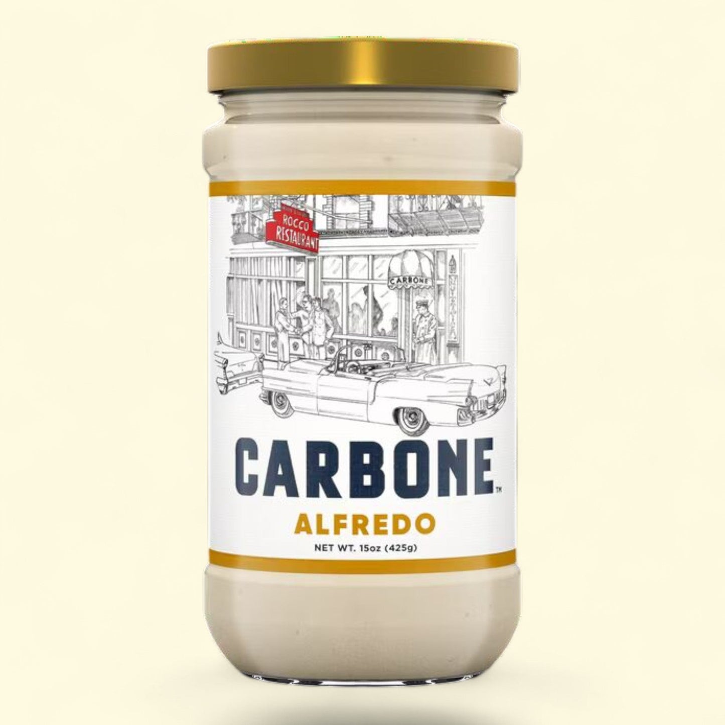 Carbone Fine Foods Alfredo Sauce, 15 oz