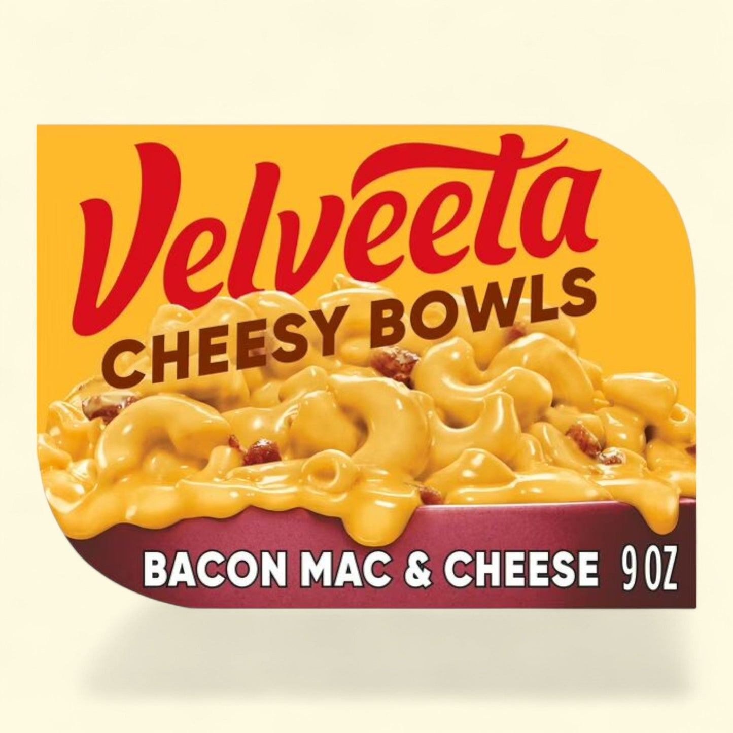 Velveeta Cheesy Bowls Bacon Mac & Cheese, 9 oz Tray