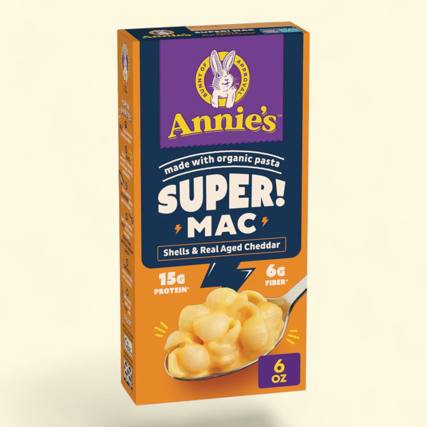 Annie's Mac Shells and Real Aged Cheddar Macaroni And Cheese, 6 oz