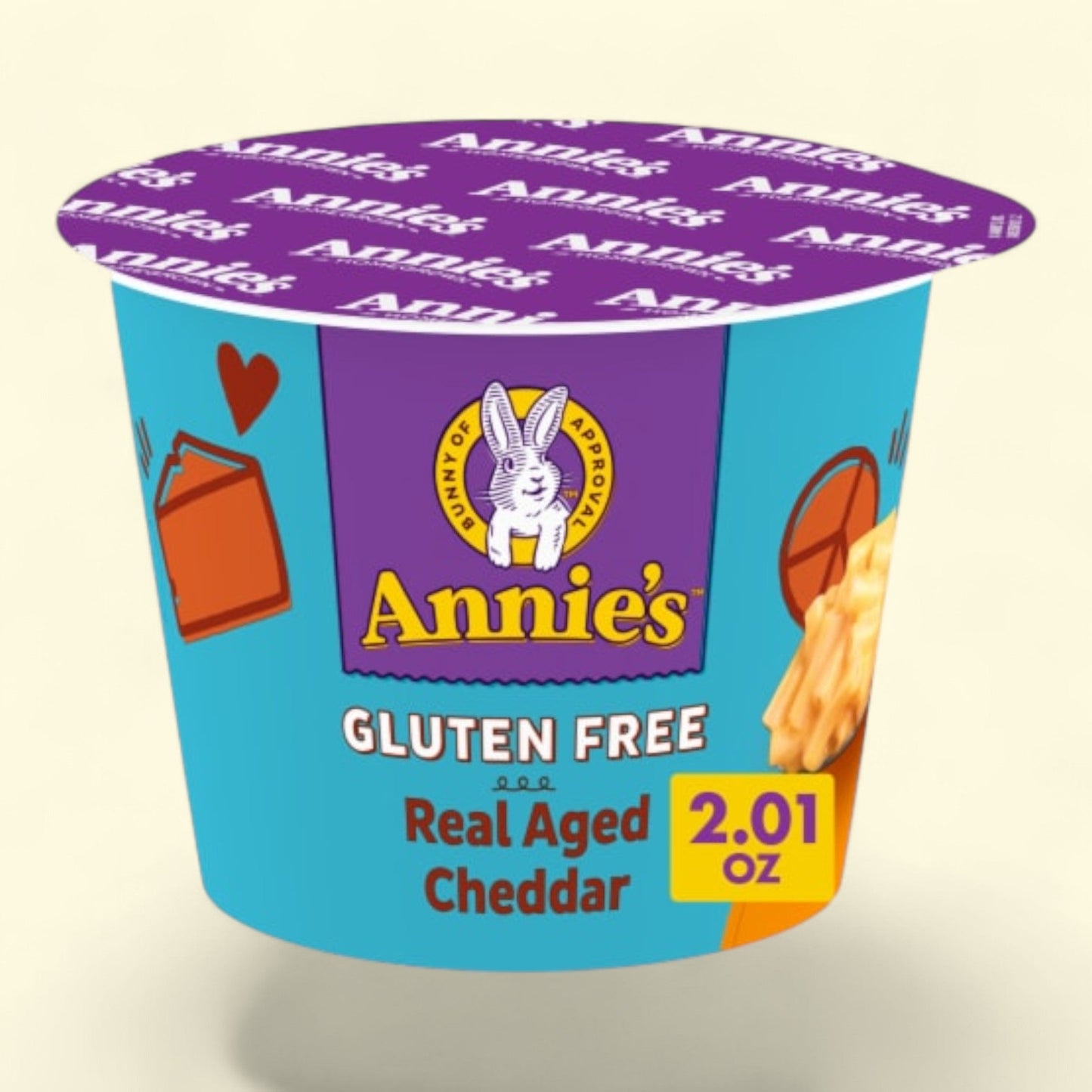 Annie's Real Aged Cheddar Mac N Cheese, Cup, 2.01 oz