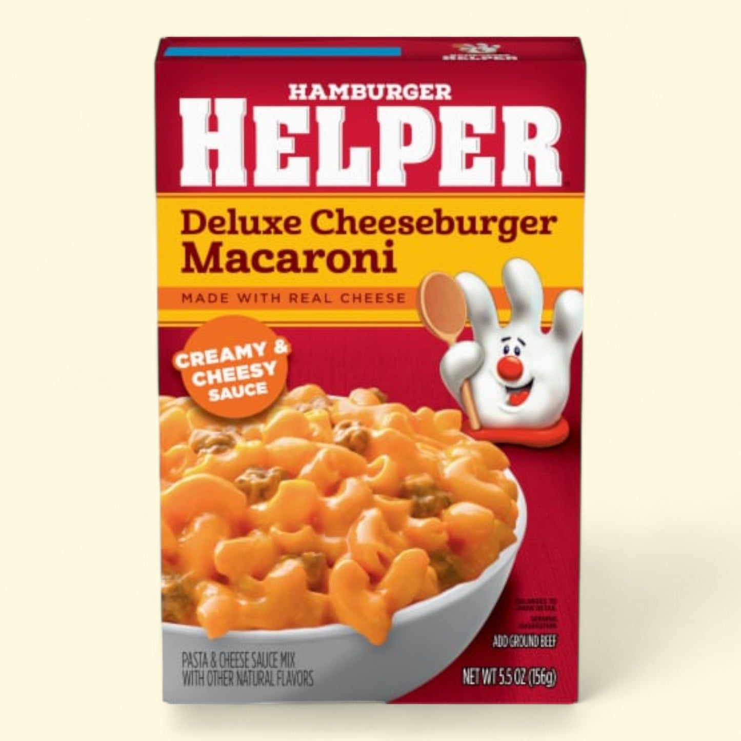 Hamburger Helper, Pasta Deluxe Cheeseburger Macaroni, 5.5 oz — authentic US product shipped worldwide by Treatspree