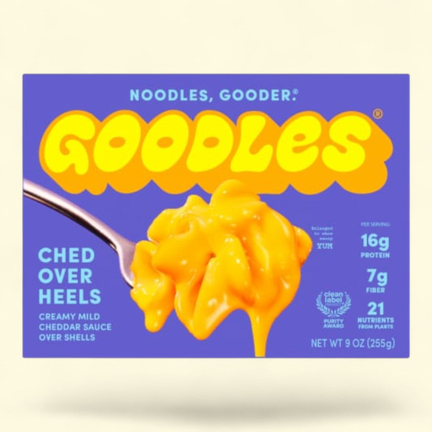 Goodles® Ched Over Heels, Creamy Mild Cheddar Sauce Over Shells, 9 oz