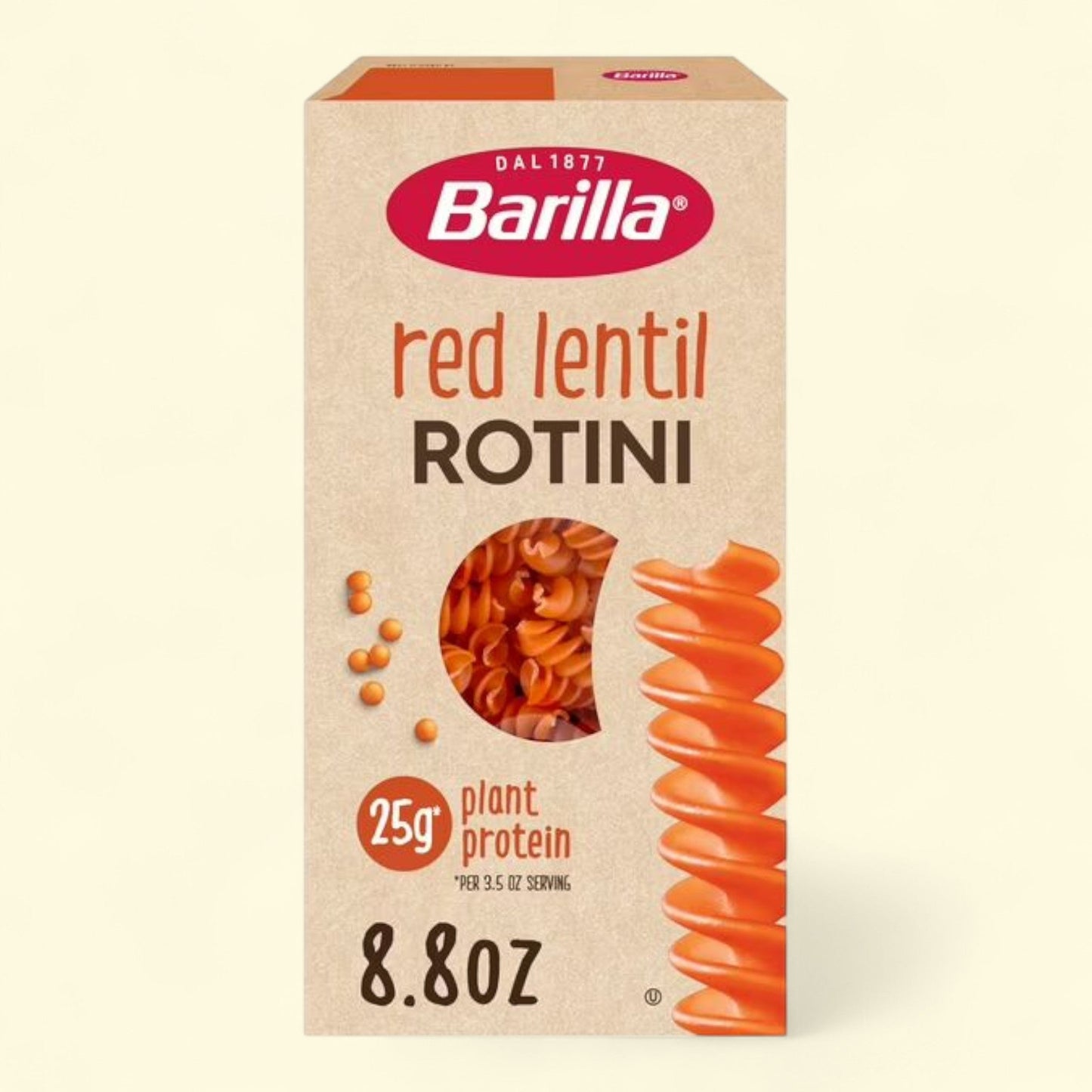 Barilla Red Lentil Rotini Pasta, 8.8 oz