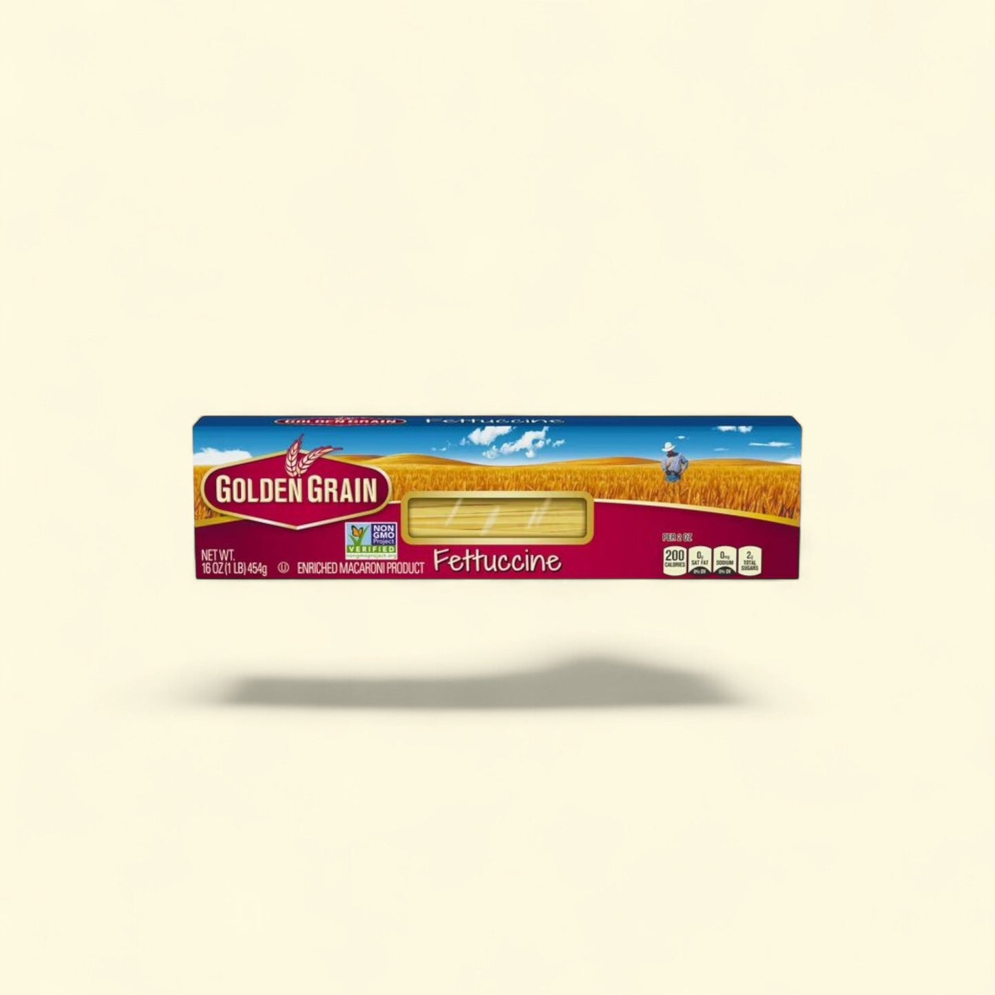 Golden Grain Fettuccine, 16 oz — authentic US product shipped worldwide by Treatspree