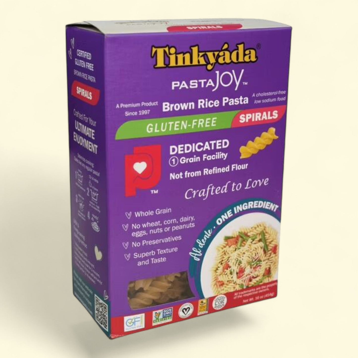 Tinkyada, Brown Rice Spiral Pasta 16oz