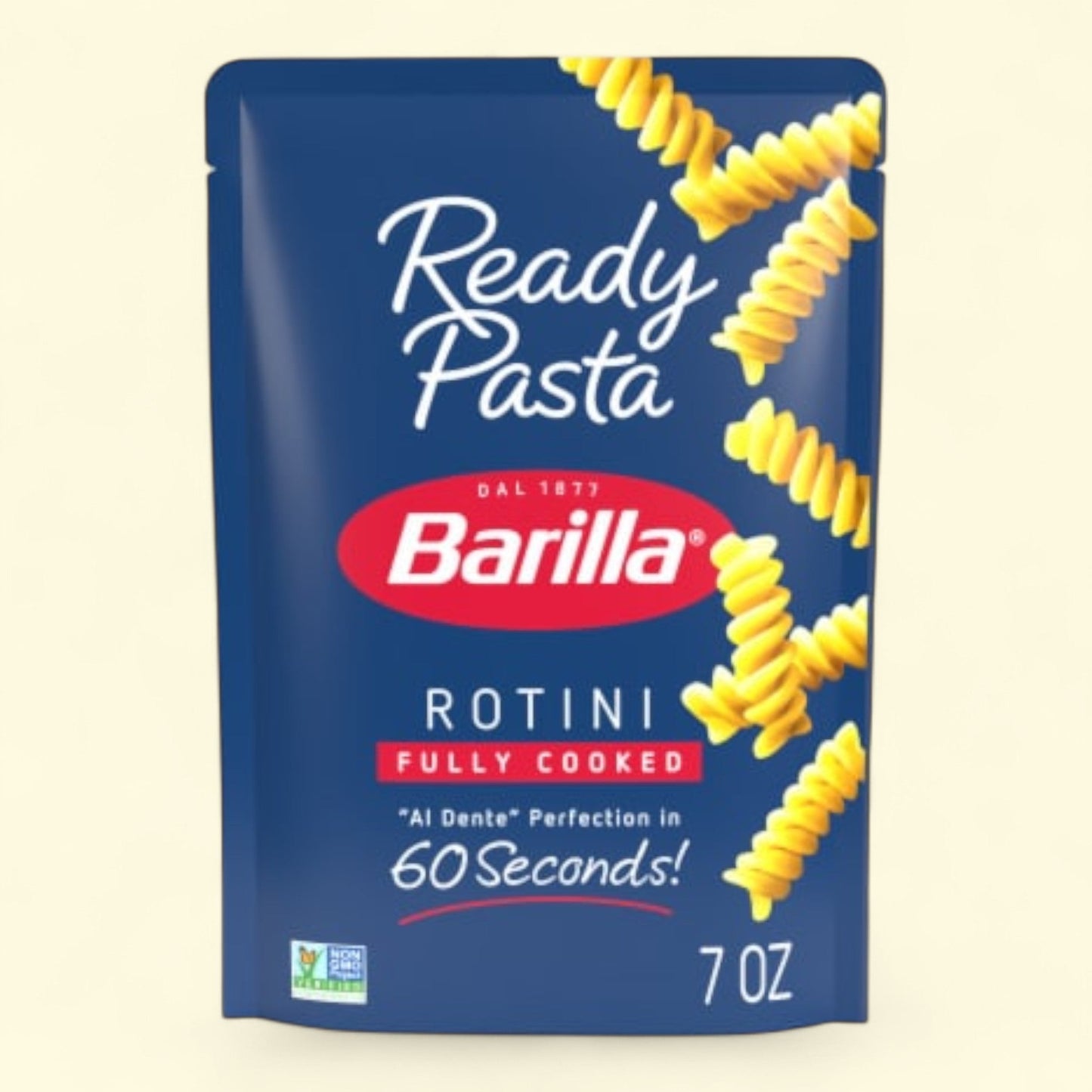 Barilla Ready Pasta Rotini, Fully Cooked, Non-GMO, 8.5 oz.