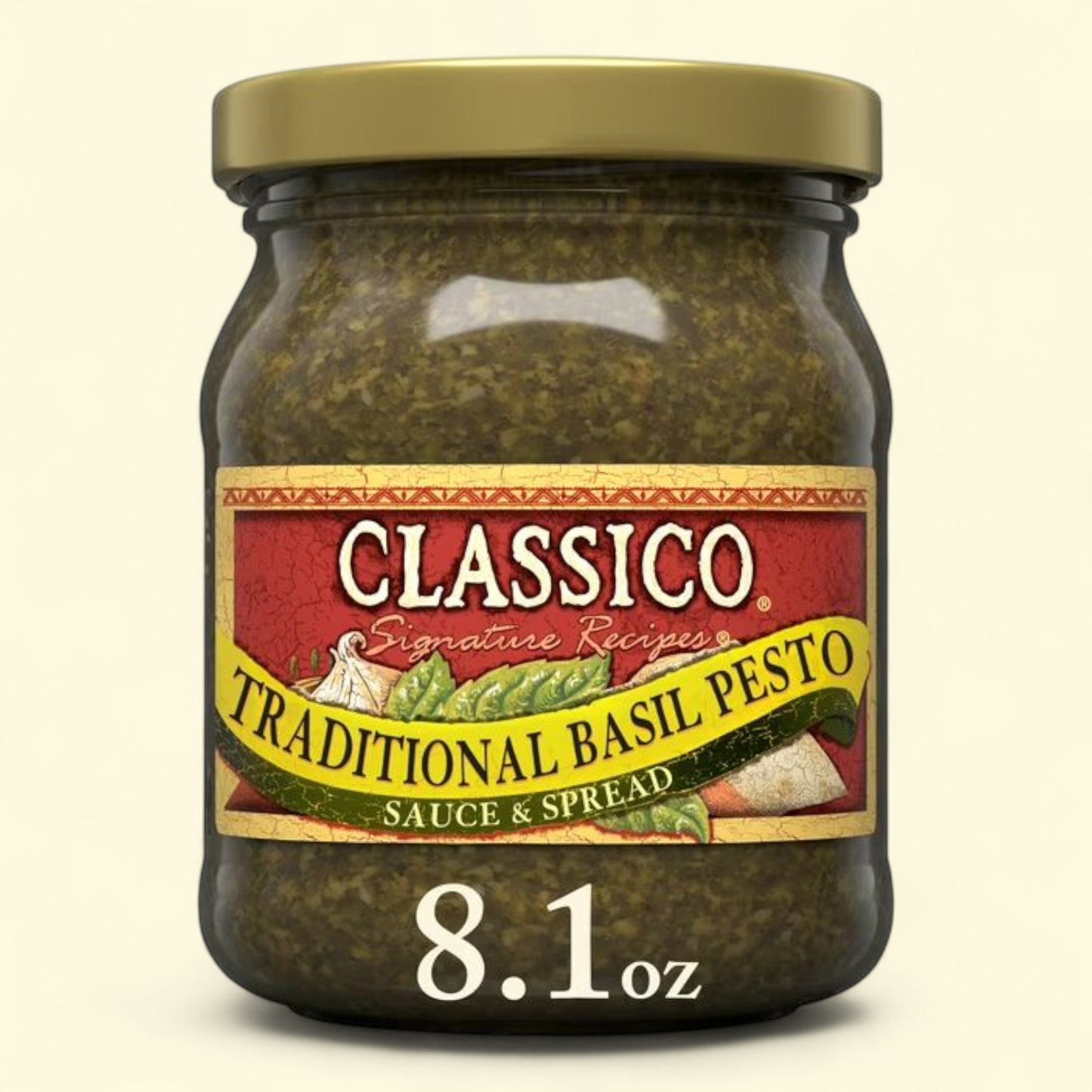 Classico Basil Pesto Sauce, 8.1 oz Jar