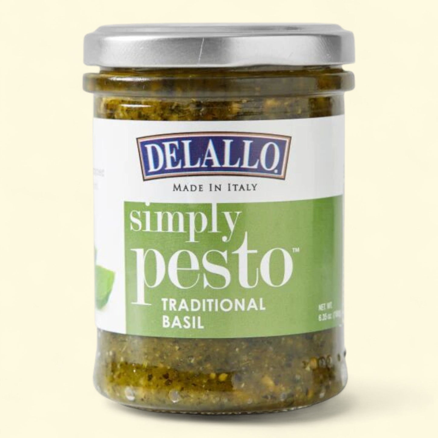 DeLallo Traditional Basil Simply Pesto Pasta Sauce, 6.35 oz