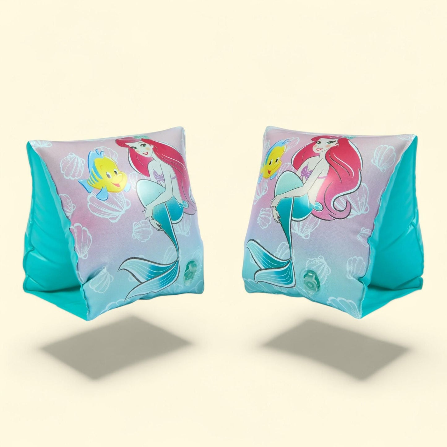 SwimWays Disney Princess Ariel Swimmies, Arm Floaties for Kids Age 3-5, 40.00 x 40.00 x 0.13 in