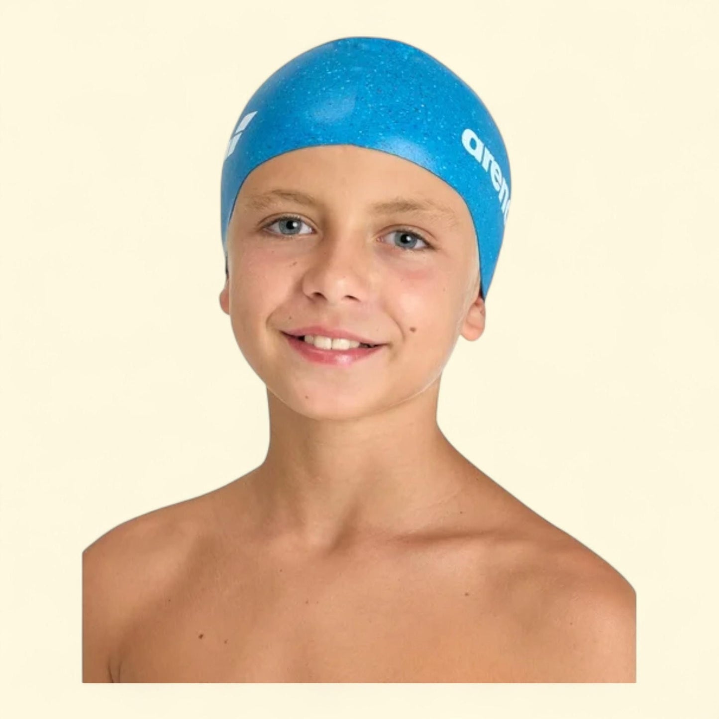 Arena Swim Cap, Junior, Blue, 4.1 in