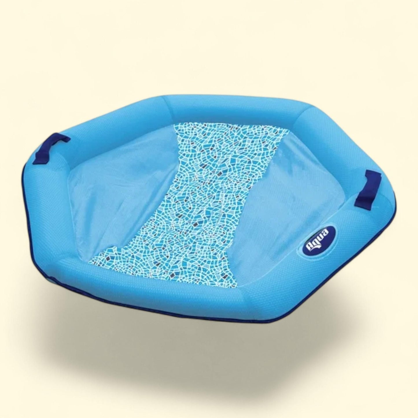 Aqua-Leisure Hex Lounge Chair Pool Float, Blue, 250 lbs — authentic US product shipped worldwide by Treatspree