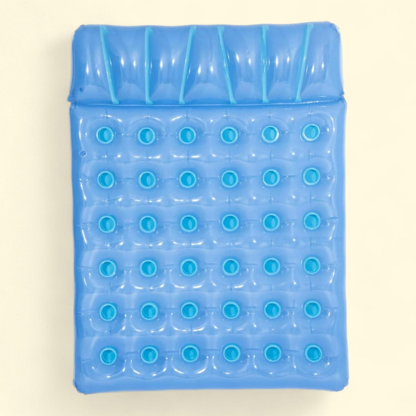 Play Day Beach Pool Lounge Float, 6'4" Blue