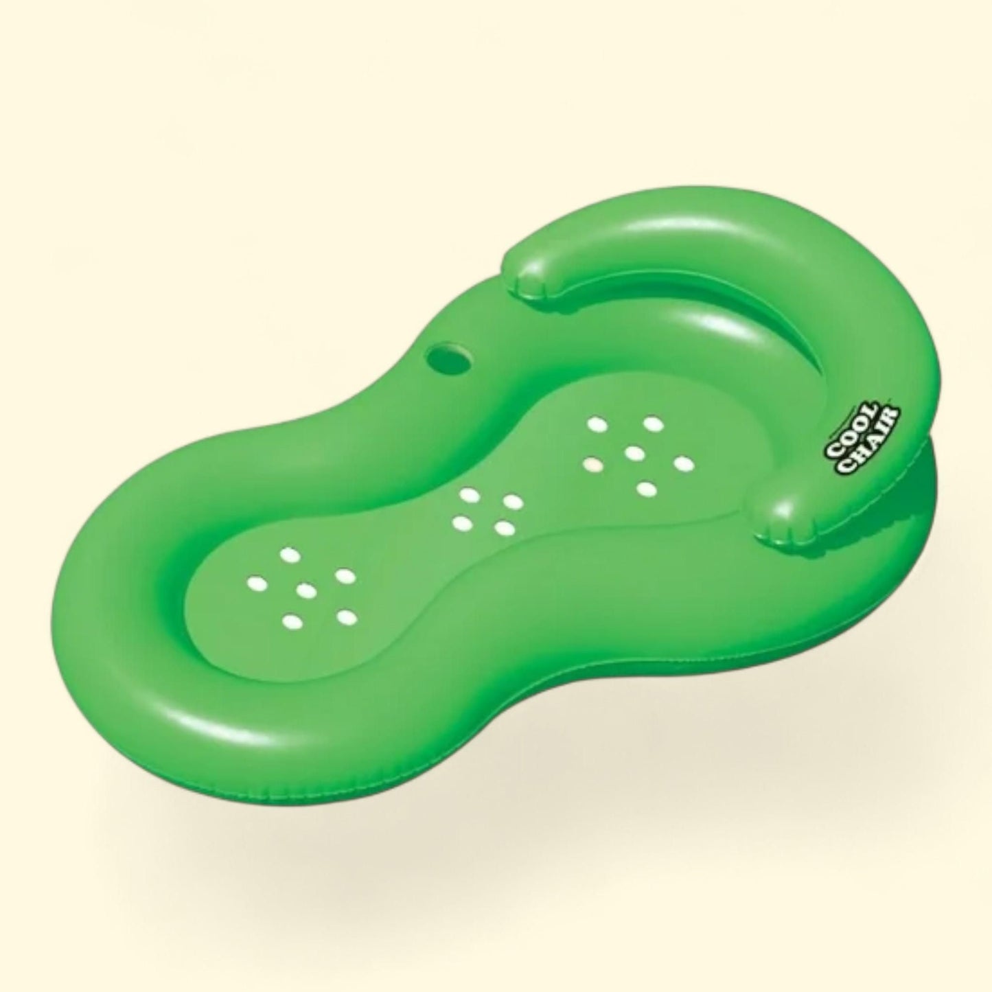 Inflatable Cool Lounge Chair, Green, 62.5-Inch