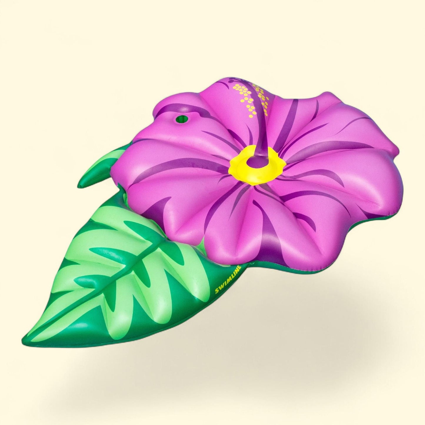 Inflatable Summer Hibiscus Flower Lounge Pool Float, 70"